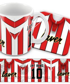 Sheffield Utd Home 1992 Retro Kit Mug and Coaster Set