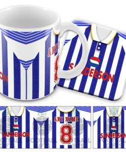 Sheffield Wednesday Home 1993 Retro Kit Mug and Coaster Set