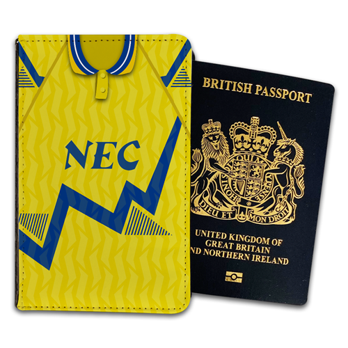 Everton Away 1991 Retro Kits Passport Holder