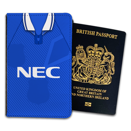 Everton Home 1994 Retro Kits Passport Holder