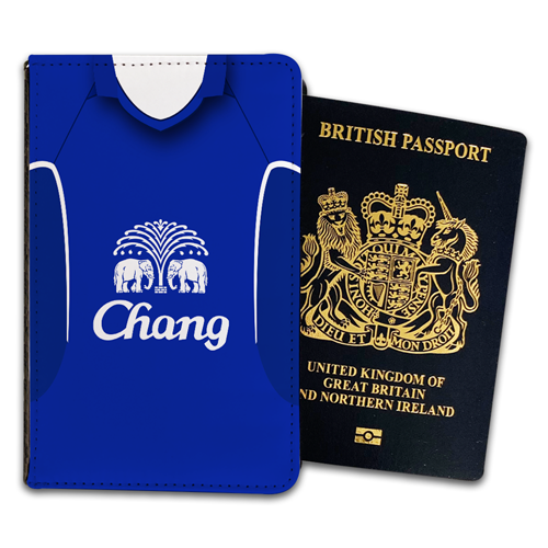Everton Home 2005 Retro Kits Passport Holder