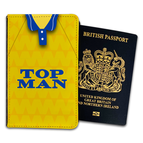 Leeds Utd Away 1993 Retro Kits Passport Holder
