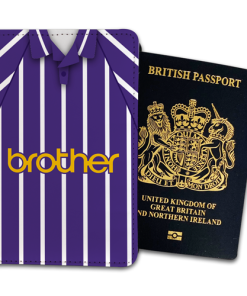 Man City Away 1993 Retro Kits Passport Holder
