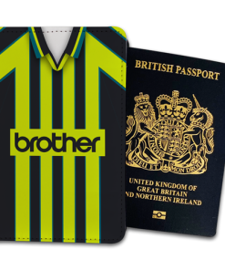 Man City Away 1999 Retro Kits Passport Holder