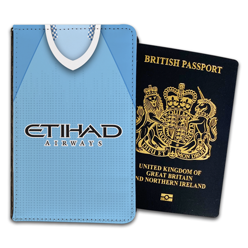 Man City Home 2012 Retro Kits Passport Holder
