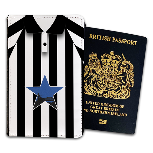 Newcastle Utd Home 1993 Retro Kits Passport Holder