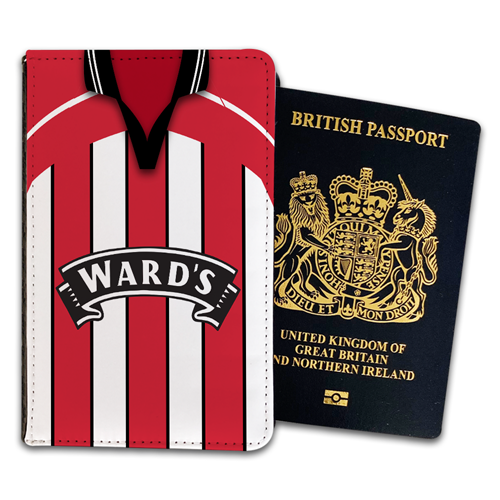 Sheffield Utd Home 1998 Retro Kits Passport Holder