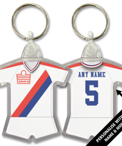Crystal Palace Home 1978 Classic Kits Retro Shirt Keyring