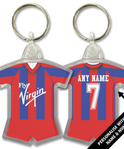 Crystal Palace Home 1988 Classic Kits Retro Shirt Keyring