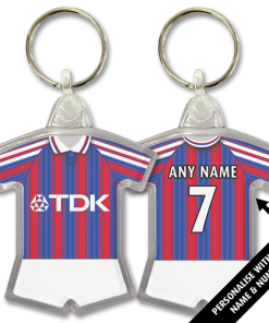 Crystal Palace Home 1996 Classic Kits Retro Shirt Keyring