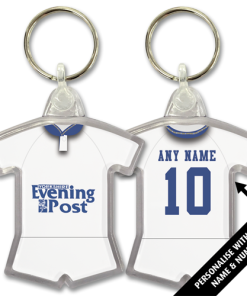 Leeds Utd Home 1992 Classic Kits Retro Shirt Keyring