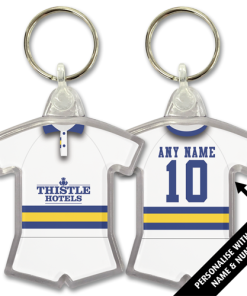 Leeds Utd Home 1993 Classic Kits Retro Shirt Keyring