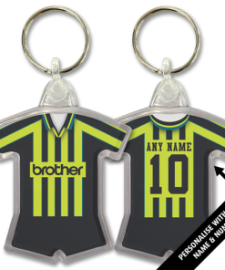 Man City Away 1999 Classic Kits Retro Shirt Keyring