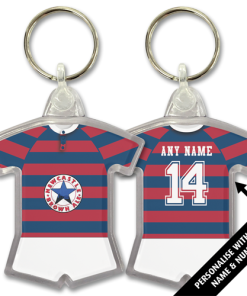 Newcastle Utd Away 1995 Classic Kits Retro Shirt Keyring