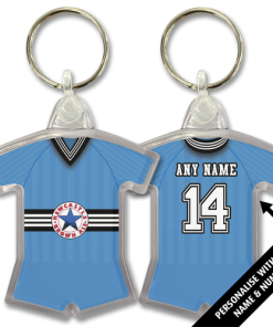 Newcastle Utd Away 1996 Classic Kits Retro Shirt Keyring