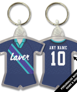Sheffield Utd Away 1993 Classic Kits Retro Shirt Keyring