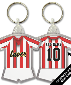 Sheffield Utd Home 1992 Classic Kits Retro Shirt Keyring