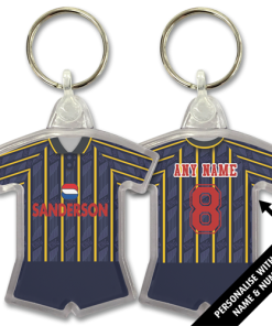 Sheffield Wednesday Away 1993 Classic Kits Retro Shirt Keyring