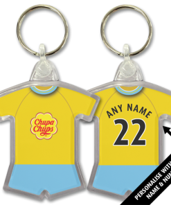 Sheffield Wednesday Away 2001 Classic Kits Retro Shirt Keyring