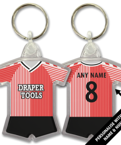 Southampton Home 1987 Classic Kits Retro Shirt Keyring
