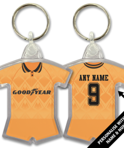 Wolves Home 1991 Classic Kits Retro Shirt Keyring