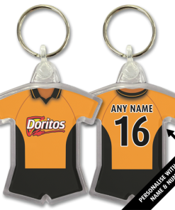 Wolves Home 2002 Classic Kits Retro Shirt Keyring