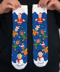 Rangers 2023-24 Vector Heroes Christmas Socks