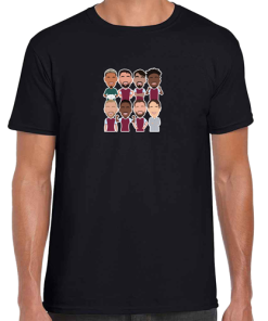 West Ham 2024-25 Vector Heroes Black T-Shirt