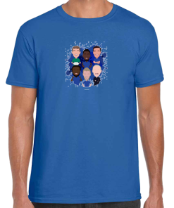 Leicester City 2024-25 Vector Heroes Blue T-Shirt