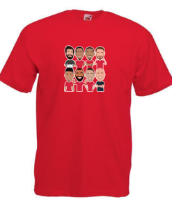 Liverpool 2024-25 Vector Heroes Players Red T-Shirt