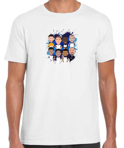 Spurs 2024-25 Vector Heroes White T-Shirt