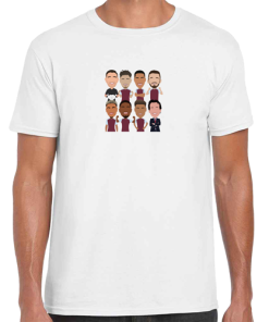 Aston Villa 2024-25 Vector Heroes White T-Shirt