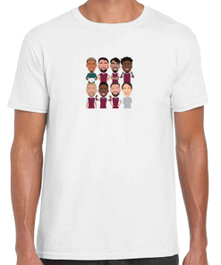 West Ham Utd 2024-25 Vector Heroes White T-Shirt