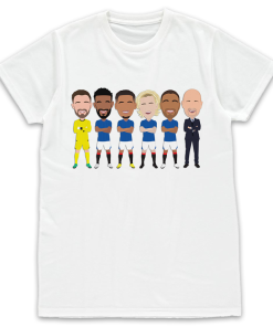 Rangers 2023-24 Vector Heroes White T-Shirt
