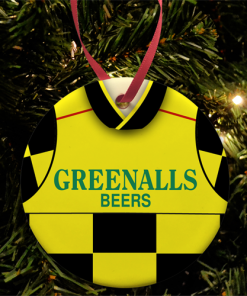 Huddersfield Away 1998 Retro Kit Christmas Tree Decoration