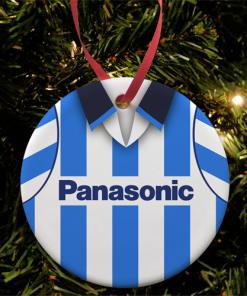 Huddersfield Home 1997 Retro Kit Christmas Tree Decoration