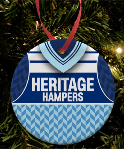 Middlesbrough Away 1988 Retro Kit Christmas Tree Decoration