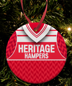 Middlesbrough Home 1988 Retro Kit Christmas Tree Decoration