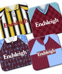 Burnley Retro Kit Coasters 4 Pack