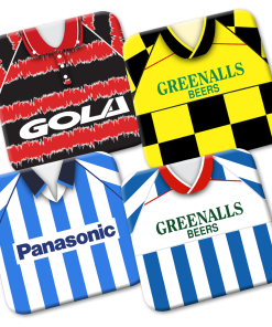 Huddersfield Retro Kit Coasters 4 Pack