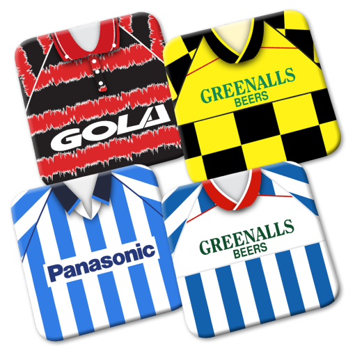 Huddersfield Retro Kit Coasters 4 Pack