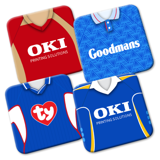 Portsmouth Retro Kit Coasters 4 Pack