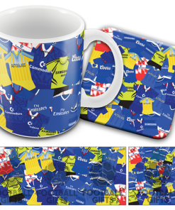Chelsea Retro Classic Kit Mash Mug and Coaster Set