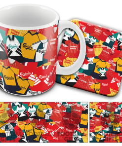 Liverpool Retro Classic Kit Mash Mug and Coaster Set