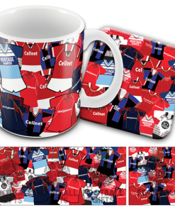 Middlesbrough Retro Classic Kit Mash Mug and Coaster Set