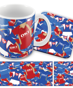 Portsmouth Retro Classic Kit Mash Mug and Coaster Set
