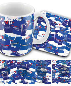Rangers Retro Classic Kit Mash Mug and Coaster Set