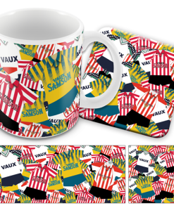 Sunderland Retro Classic Kit Mash Mug and Coaster Set