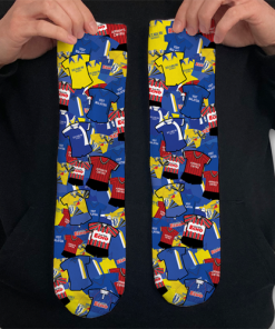 Cardiff Retro Classic Kit Mash Socks