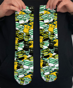 Celtic Retro Classic Kit Mash Socks